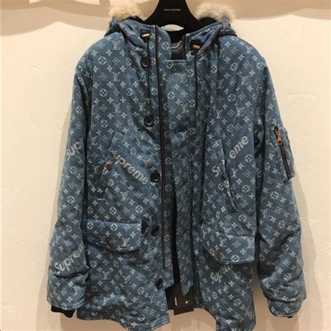 supreme lv parka|supreme jackets stockx.